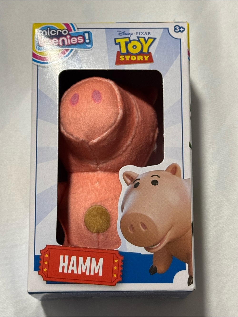 Disney Toy Story Hamm Plush - Pink with Gold Accent
